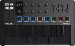 Teclado Controlador Arturia Minilab Mk3 Preto