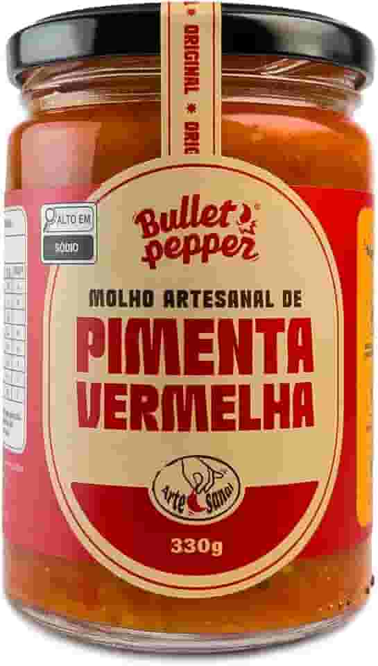 Molho Artesanal de Pimenta Vermelha 330g Bullet Pepper