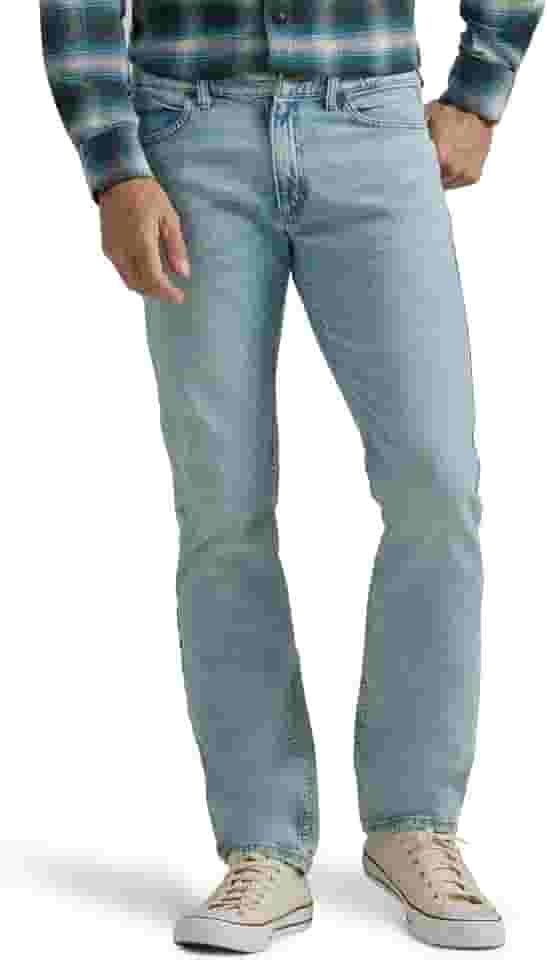 Jeans masculino lendário slim reto