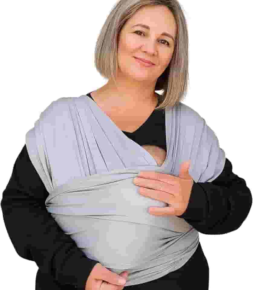 Sling Plus Size Best Sling para Bebê | Carregador Canguru Tipo Camiseta, Ergonômico e Respirável | Recém-Nascido até 20 kg