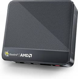 Beelink Mini PC SER5 MAX, AMD Ryzen 7 6800H (6 nm, 8C/16T) até 4,7 GHz, mini computador 32 GB LPDDR5 RAM 500 GB NVME SSD, Micro PC 4K a 60Hz tela tripla, mini computador para jogos WiFi6/BT5.2/HTPC/W