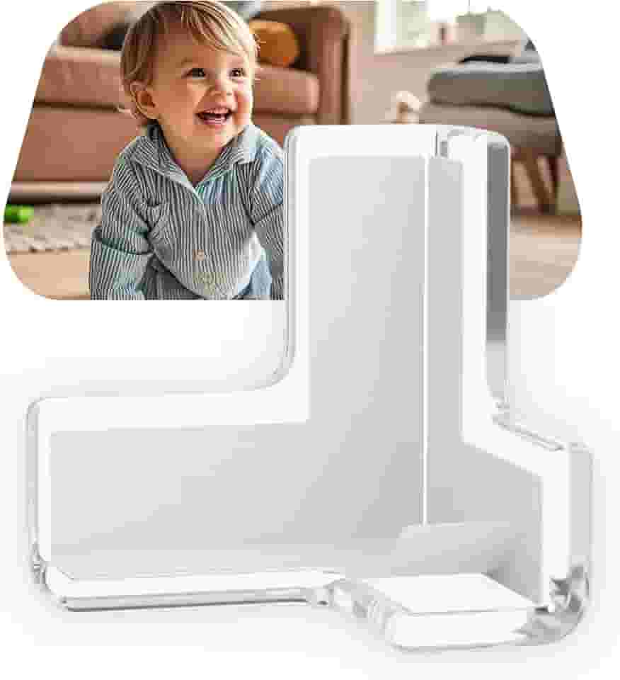 Protetor de Quina para Bebê Silicone Transparente Flexível Kit 10 Peças Segurança Infantil Idoso Anti Impacto Fácil Instalação Móveis Mesa Rack Armário