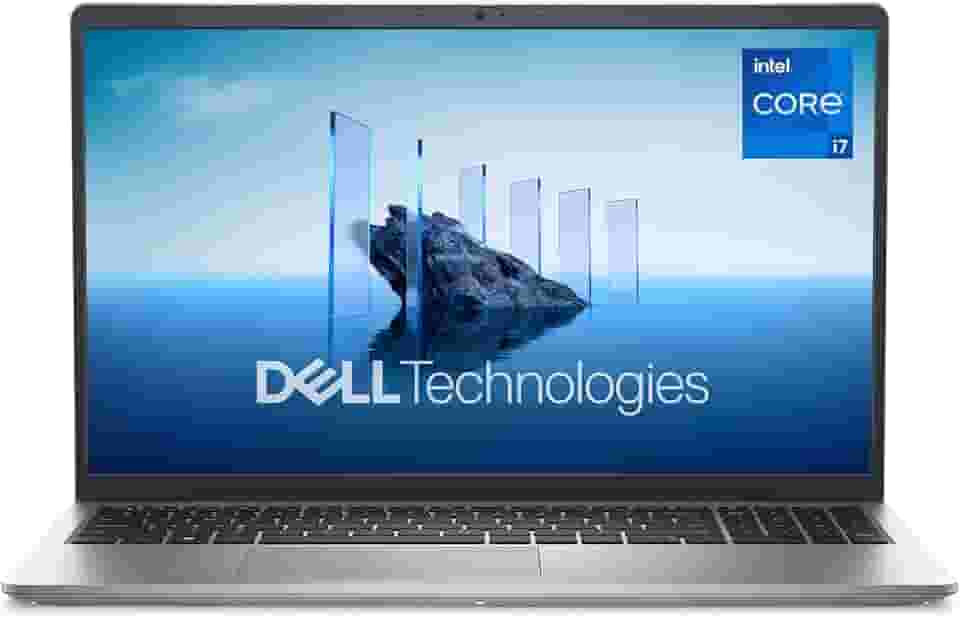 Dell 15 laptops DC15250-39.6 cm FHD 120Hz Display, Intel Core i7-1355U 13ª geração, 16GB DDR4 RAM, 512GB SSD, Intel UHD Graphics, Windows 11 Home, serviço no local - Platinum Silver
