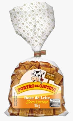 Doce de Leite Zero Lactose Pacote de 165g-Portão de Cambui