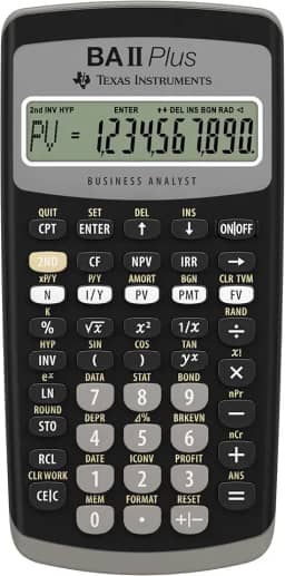 Texas Instruments Calculadora financeira BA II Plus