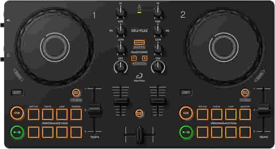 DDJ-FLX2 Controlador DJ compacto de 2 canais