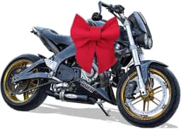 Laço Decorativo Grande para Moto e Carro, 35 cm, Presente para Natal, Vermelho