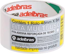 Fita Silver Tape, Branca, 48mmX5mts, Adelbras