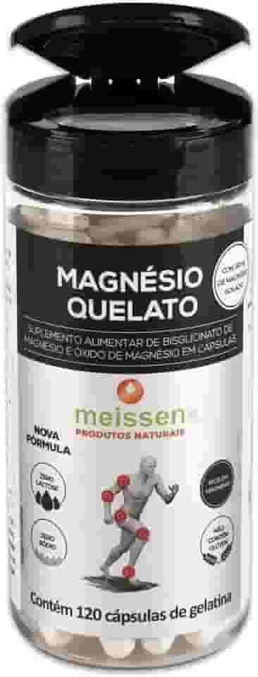 Magnésio Quelato 433Mg 120 Cápsulas, Meissen