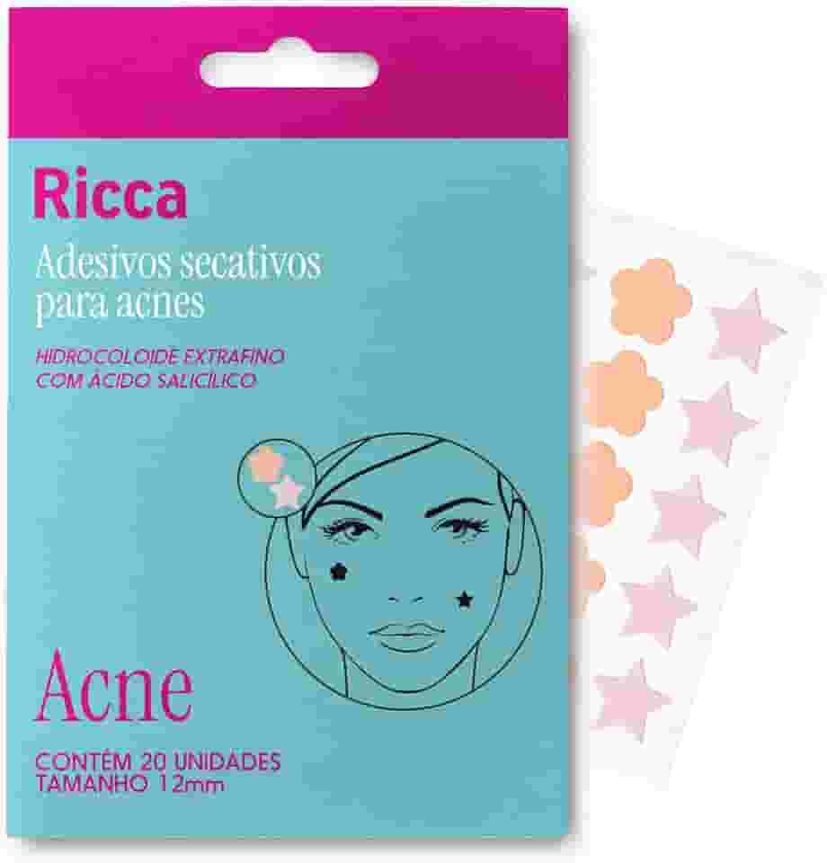 ADESIVOS SECATIVOS PARA ACNES FLOR E ESTRELA RICCA