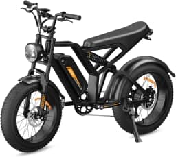BEMMY Bicicleta Elétrica para Adultos, Pneu Largo de 20x4”, 500W(Pico de 1000W), Bicicleta Elétrica de Motocicleta de 7 Velocidades, Bateria de 48V 15AH. A única Loja Autorizada "Bemmy-BR"