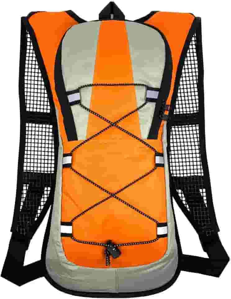 Mochila de Hidratação 2L Impermeável J'PRIB, Bolsa com Refil de Água para Corrida, Bike e Trilhas