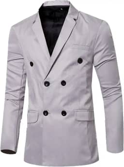Blazer masculino transpassado cor doce