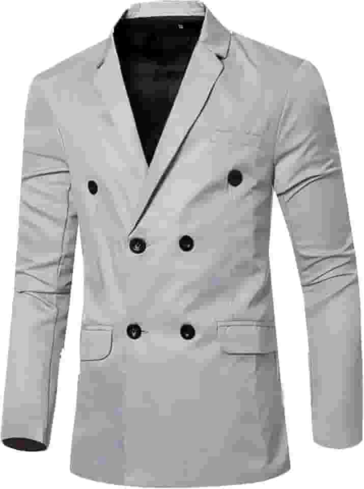 Blazer masculino transpassado cor doce