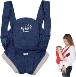 Canguru Click Bebê Passeio Suporta Até 15 Kg - JEANS