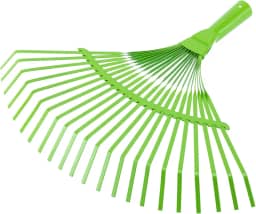 Vasoura para Grama e Jardim 22 Dentes sem Cabo Palisad Verde Pequeno 43cm
