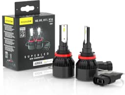 SUPER LED CODE MULTIENCAIXE H8 H9 H11 H16 PGJ19-3 6000K