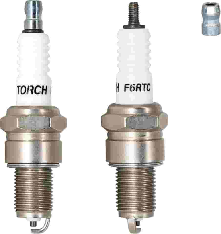 TORCH A Vela de Ignição Pk2 F6Rtc Substitui A Vela de Ignição Ngk 7131 Bpr6Es, para A Vela de Ignição Bosch Wr6Dc Wr7Dc, para A Vela de Ignição Champion Rn9Yc Rn10Yc, para A Vela de Ignição Denso W20E