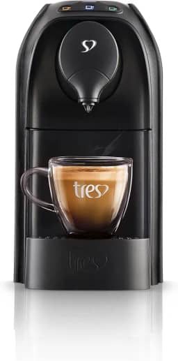 Cafeteira Espresso Passione Preta, 220V - TRES 3 Corações