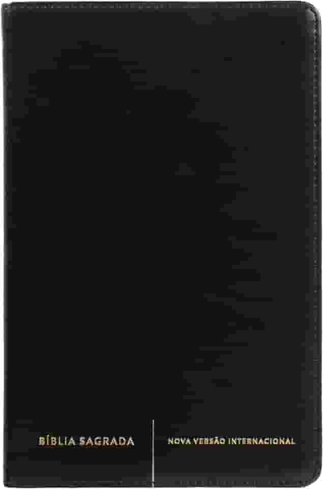 Bíblia Sagrada Slim NVI, Luxo, Capa Preta