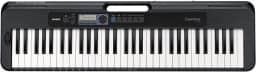 TECLADO MUSICAL CASIOTONE BÁSICO, CASIO, CT-S300C2-BR PRETO