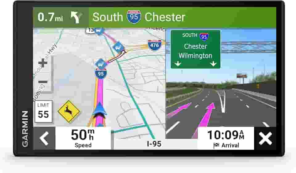 Garmin Navegador GPS para carro DriveSmart 76, 18 cm com mapas brilhantes e nítidos de alta resolução e Garmin Voice Assist