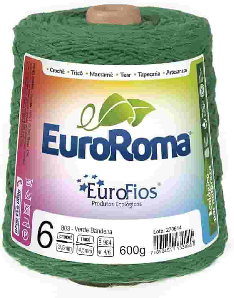 Euroroma 620803, Barbante 4/6 Fios, Multicolor
