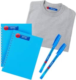 KIT DE ETIQUETAS PERSONALIZADAS PARA MATERIAL ESCOLAR E ROUPAS INFANTIS 100 un