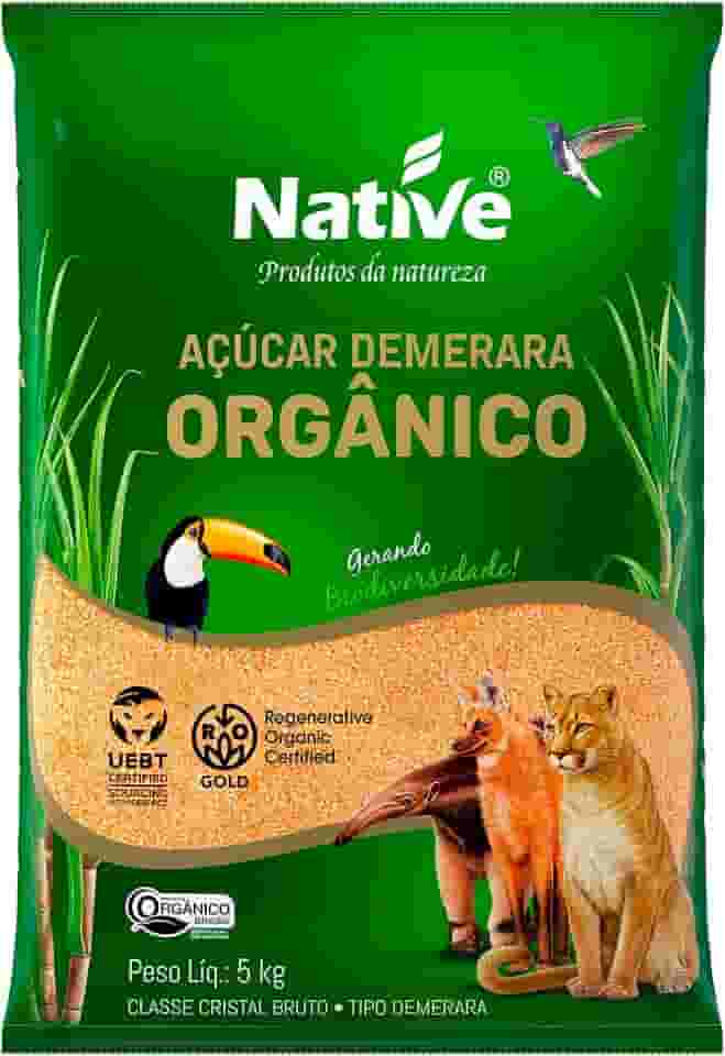 Açúcar Demerara Orgânico 5Kg Native