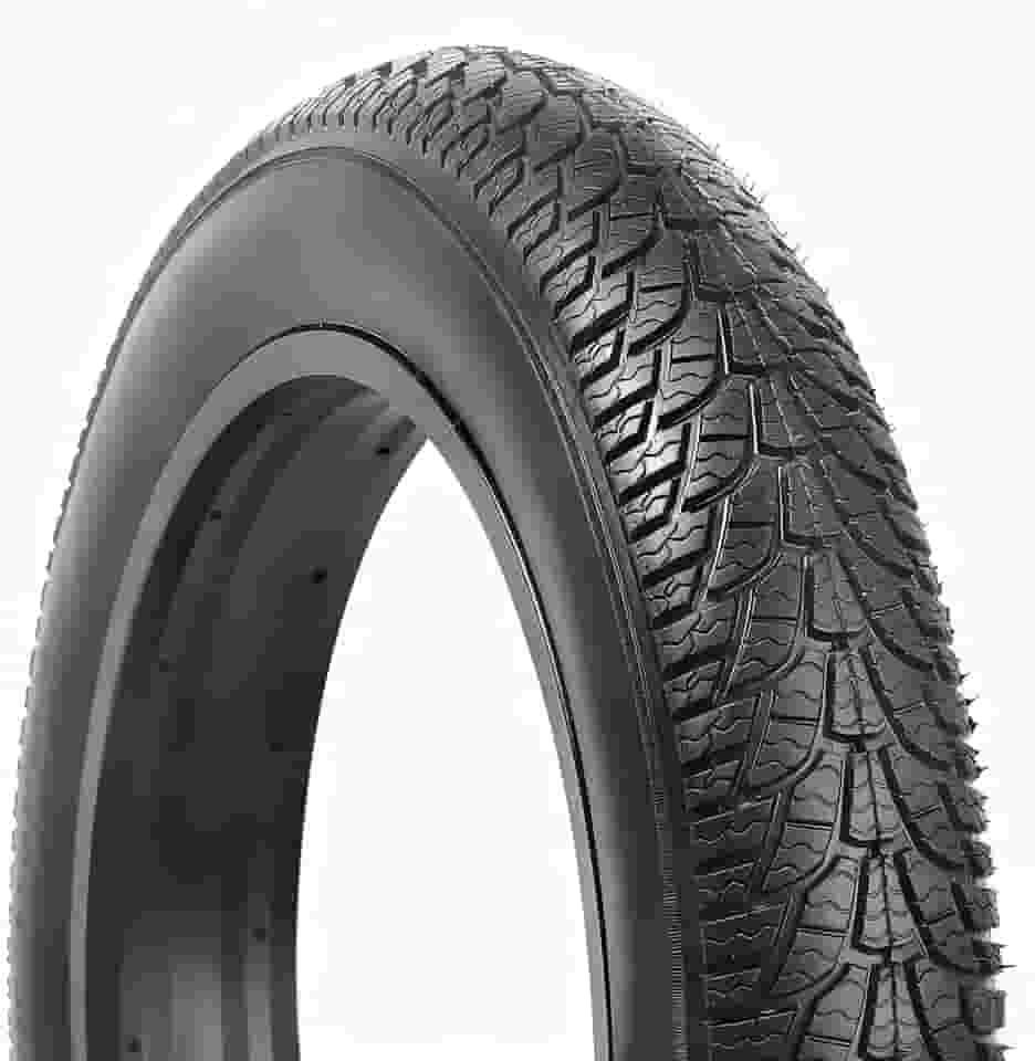 Pneu gordo E-Bike 20x4.0, pneu de bicicleta resistente ao desgaste de alto desempenho para passeios em trilhas off-road, pneu de substituição dobrável para bicicletas MTB Ebikes