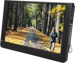Dpofirs TV Digital Portátil de 12 Polegadas com Antena, 1080P ATSV para Viagens de Carro e Acampamento