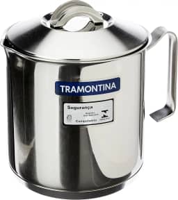 Fervedor com Fundo Triplo, Tramontina, Solar 62512145, Inox, dimetro de 14 cm
