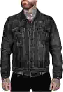Jaqueta jeans masculina casual plus size cardigã jeans
