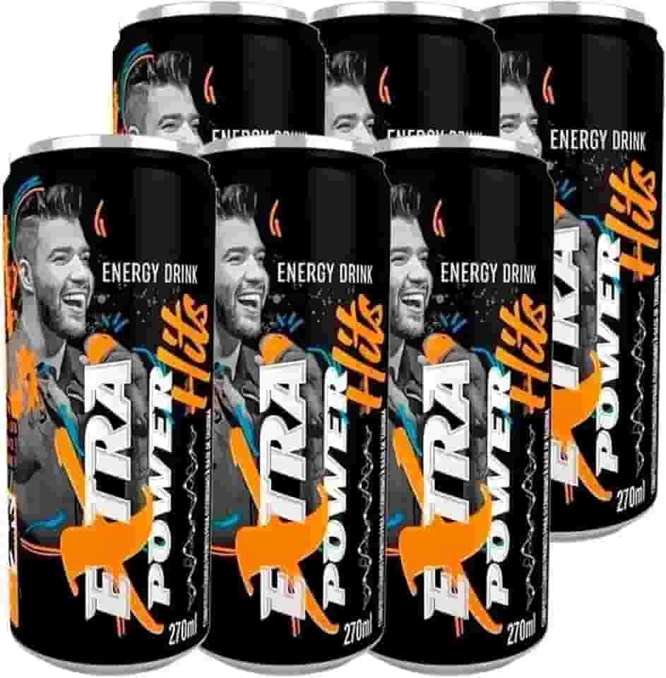 Energético Extra Power 270ml – Pack com 6 Unidades