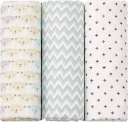 Papi Textil Cueiro Flanelado Papi Baby Estampado 80Cm X 80Cm 03 Un Verde