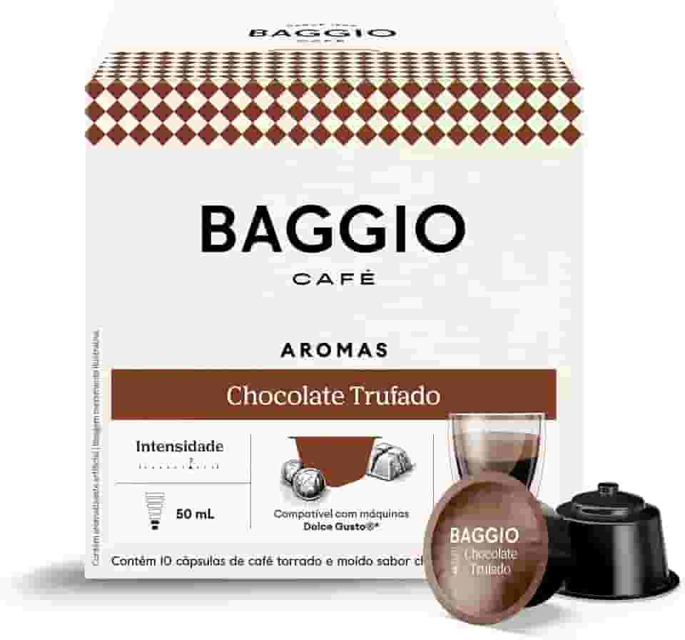 Baggio Café Cápsulas De Café Aroma Chocolate Trufado Compatível Com Máquinas Dolce Gusto Contém 10 Cápsulas