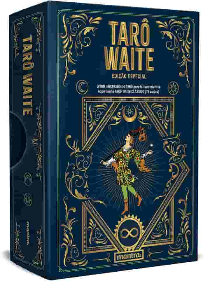 Tarô Waite Edição Especial: livro ilustrado do Tarot para leitura intuitiva: Acompanha Tarô Waite (78 cartas ilustradas por Pamela Colman Smith)
