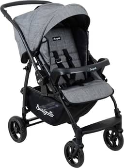 Carrinho de Bebê Burigotto RIO 22 Reversível Até 22kg Cinza Mesclado