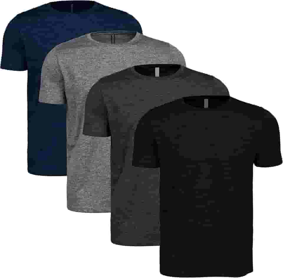 Kit 4 Camisetas Masculina Dry Fit Academia Treino Plus Size G1 ao G4