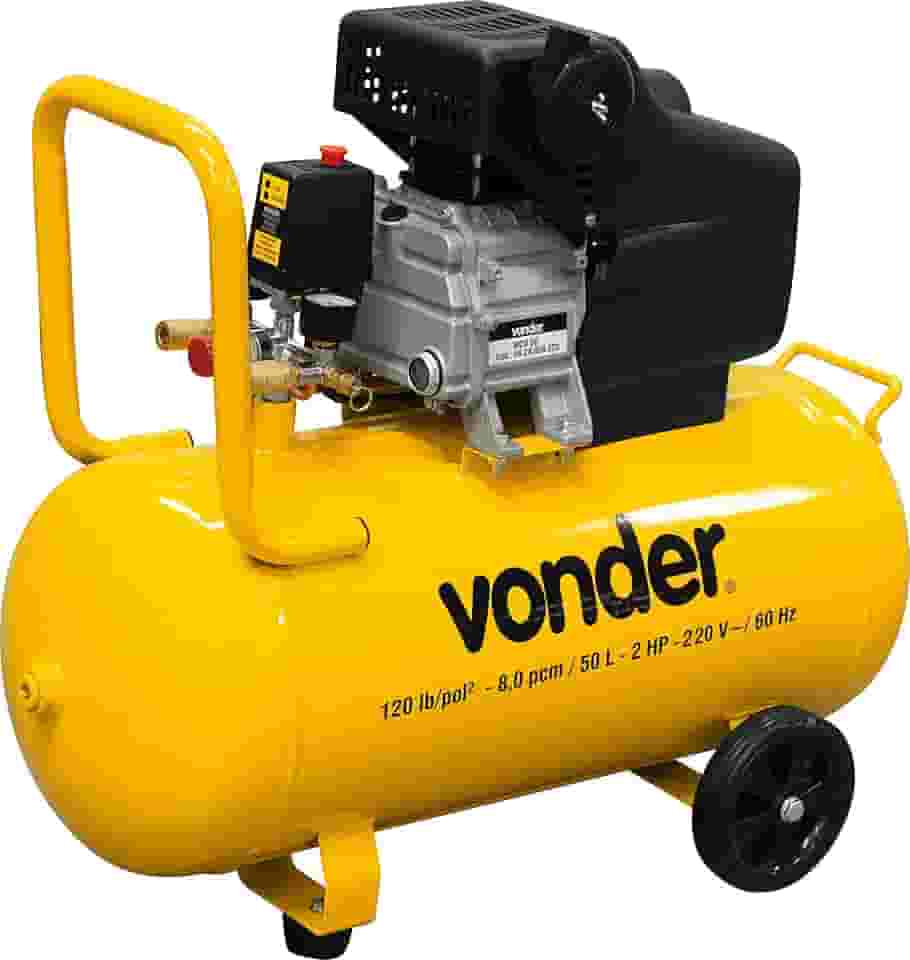 Vonder, Motocompressor De Ar, 8,0 Pcm, 50 Litros, 220 V~, Mcv 50.