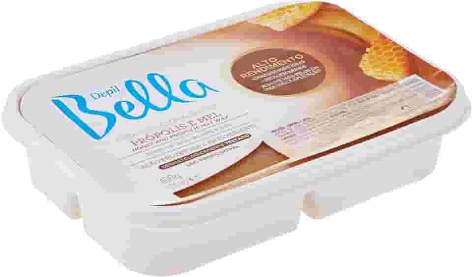 Depil Bella - Cera Depilatória Quente Própolis e Mel Alto Rendimento 400g