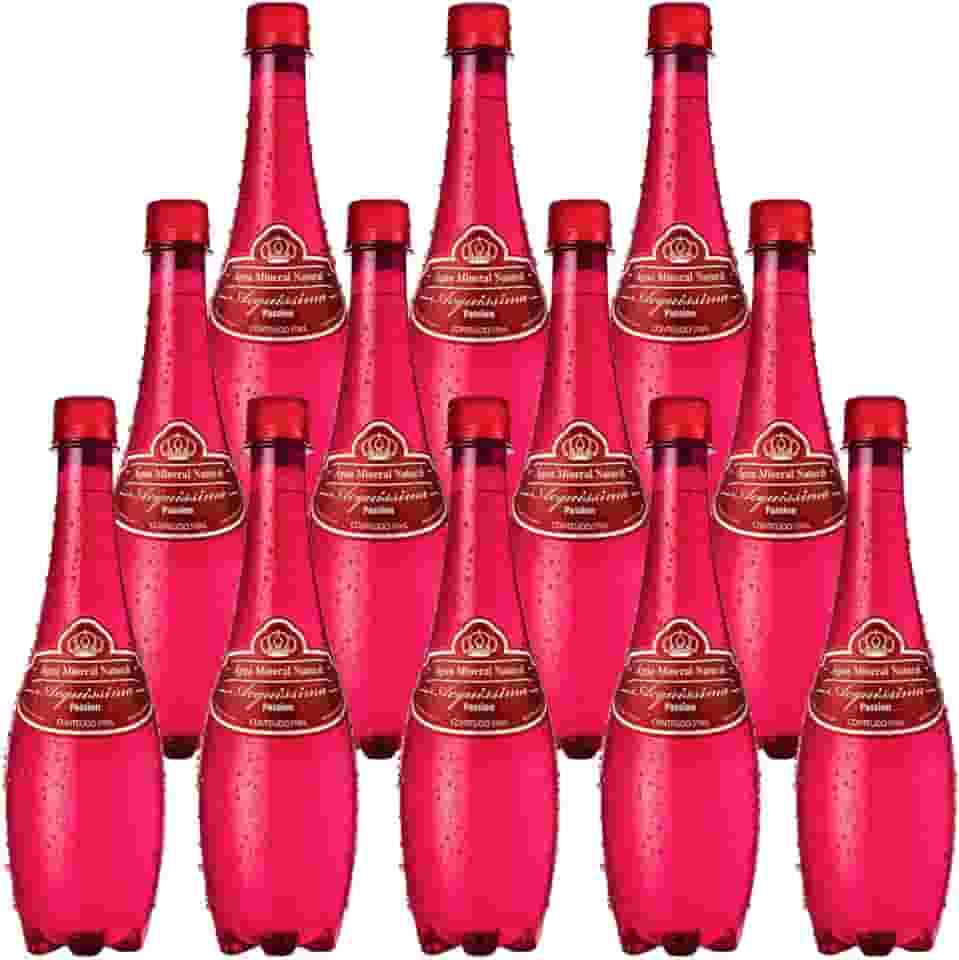 Água Mineral com Gás Acquíssima 510ml 12 Unidades