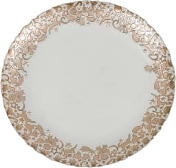 Tuut Linha Decoração Prato de Vidro para Decoração Hope 33,5cm