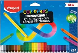 Lápis de Cor Color Peps Infinity, 24 Cores