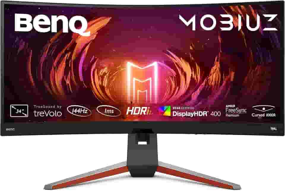 Monitor Gamer BenQ MOBIUZ Curvo EX3410R 34" 1ms 144Hz Ultra Wide