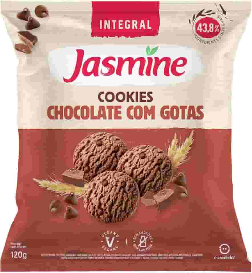 Jasmine Cookies de Chocolate com Gostas Integral 120g