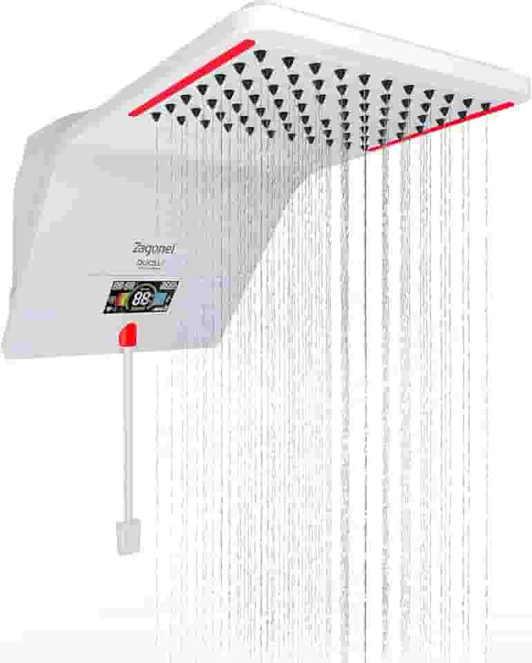 Zagonel Ducha Smart Eletrônica Ducali Premium Digital 7500W 220V Branco