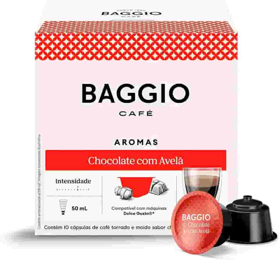 Baggio Café Cápsulas De Café Aroma Chocolate Com Avelã Compatível Com Máquinas Dolce Gusto Contém 10 Cápsulas