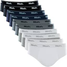 Kit 10 Cuecas Slip MashMasculino