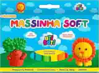 Utiguti Massa de Modelar Soft Estojo com 12 Cores 180G